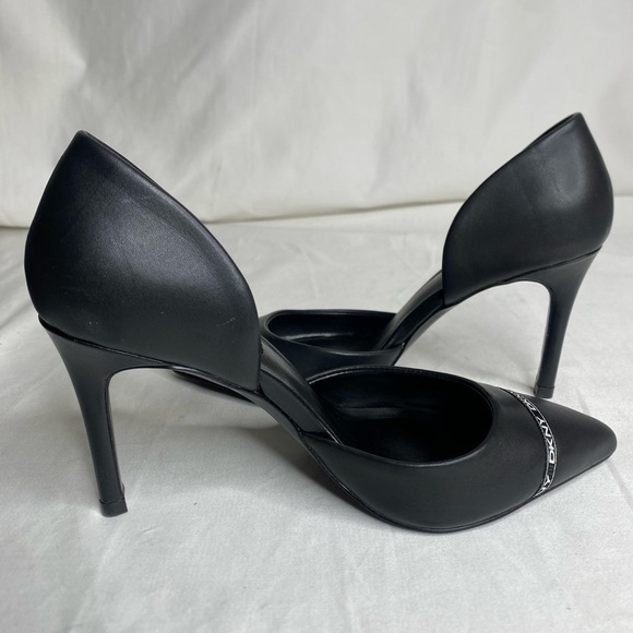 DKNY Rosetta Dorsay Black Pump New 6M - Picture 8 of 9
